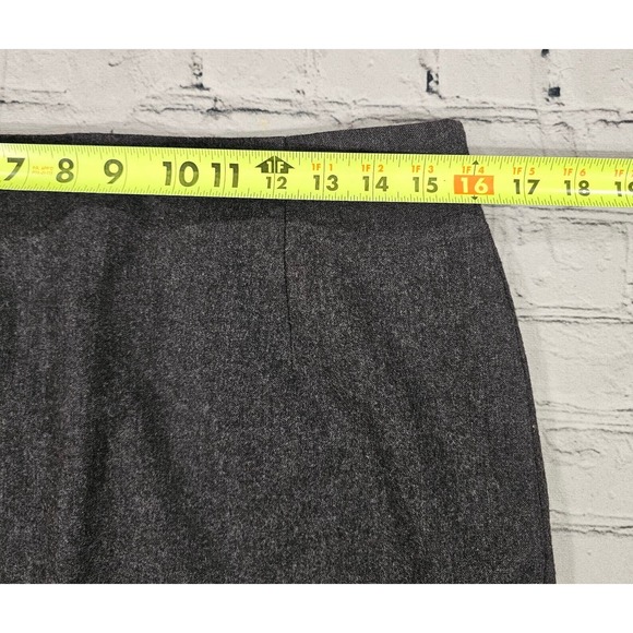 Vintage Burberrys Of London Skirt Gray Wool Pencil Career WOMENS SIZE 14P - Picture 5 of 10